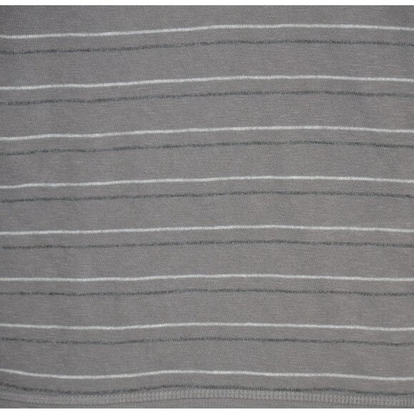 STANDARD JAMES PERSE Size 1 S Gray Stripe Boat Neck Supima Cotton Top Shirt - Picture 3 of 9